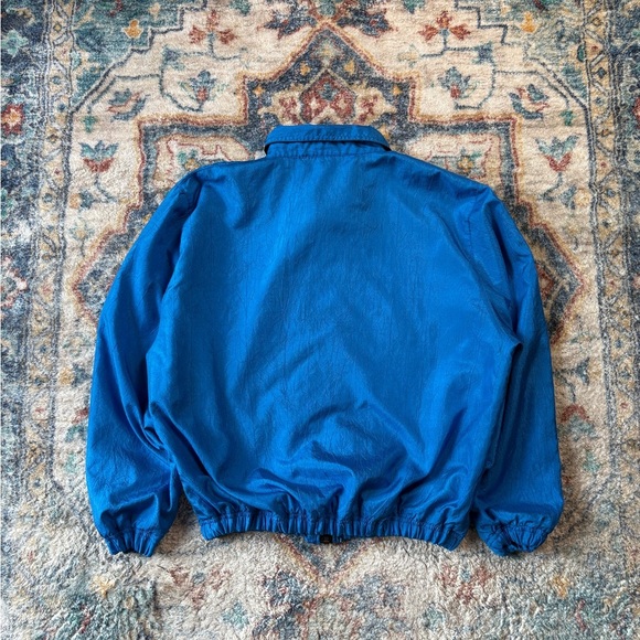 Vintage Textured Zip-up Light Ski Jacket Large - Picture 2 of 5